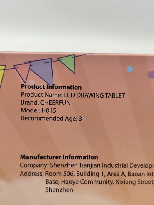 Nowy różowy tablet do rysowania LCD jednorożec Cheerfun  idealny na