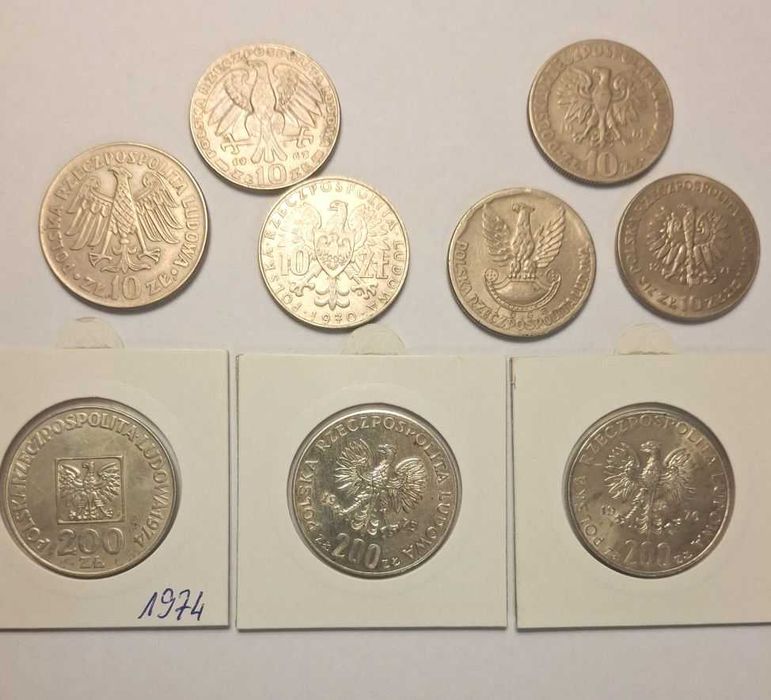XXX lat PRL , olimpiada , inne - zestaw monet PRL