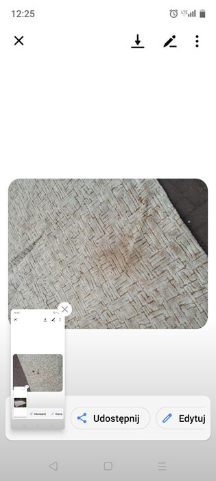 Używana wykładzina dywanowa