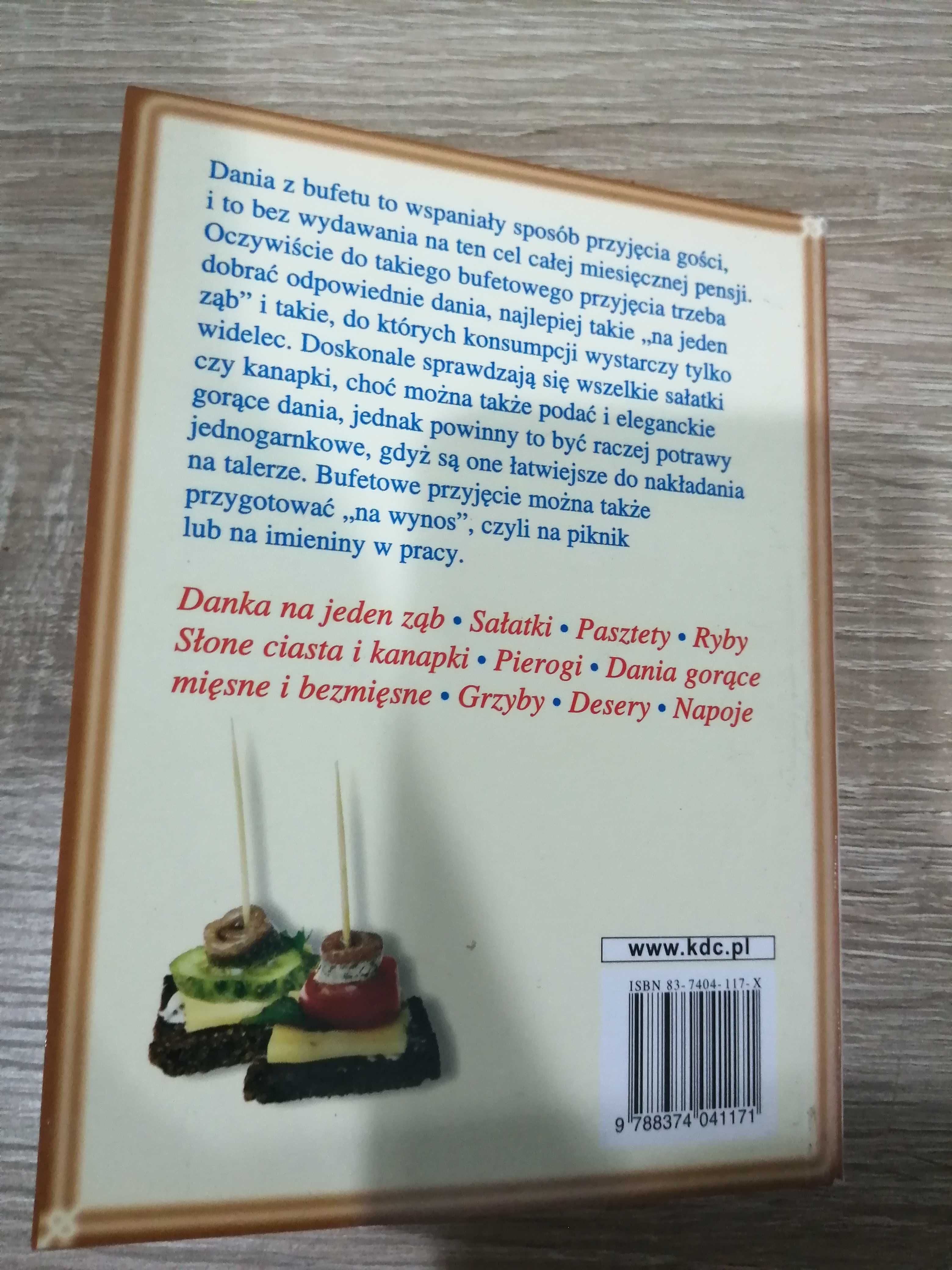 Książka kucharska Najlepsze dania z bufetu Małgorzata Caprari