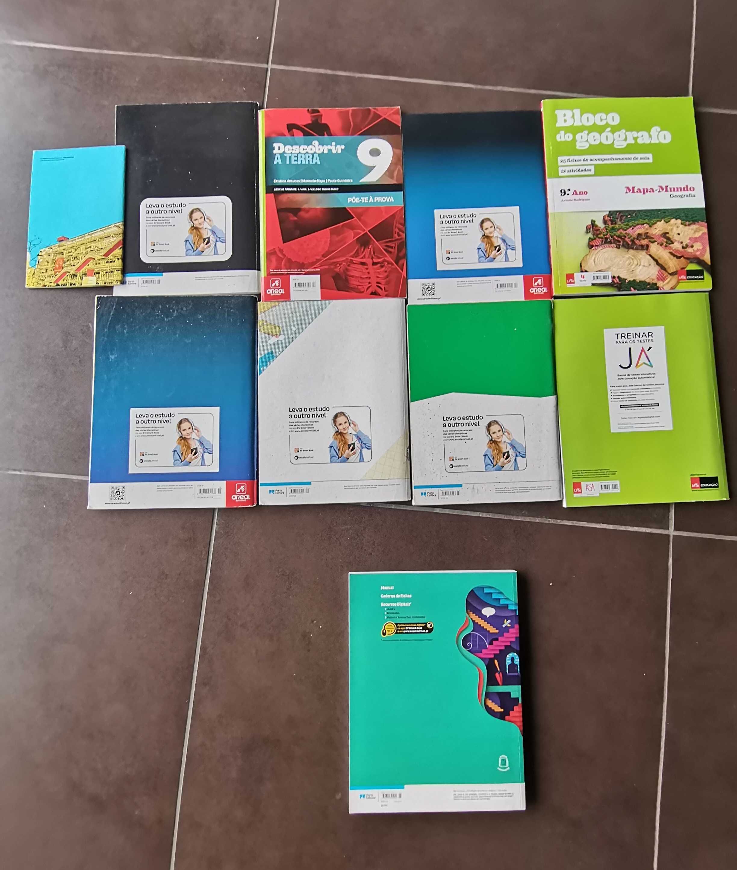 Manuais e Livros de Fichas do 9° Ano