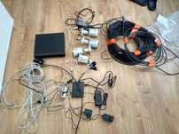 Zestaw 4 kamery okablowanie plus rejestrator firmy BCS