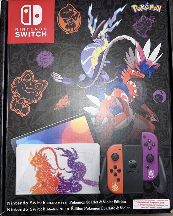 Nintendo Switch Oled Pokemon Scarlet and Violet