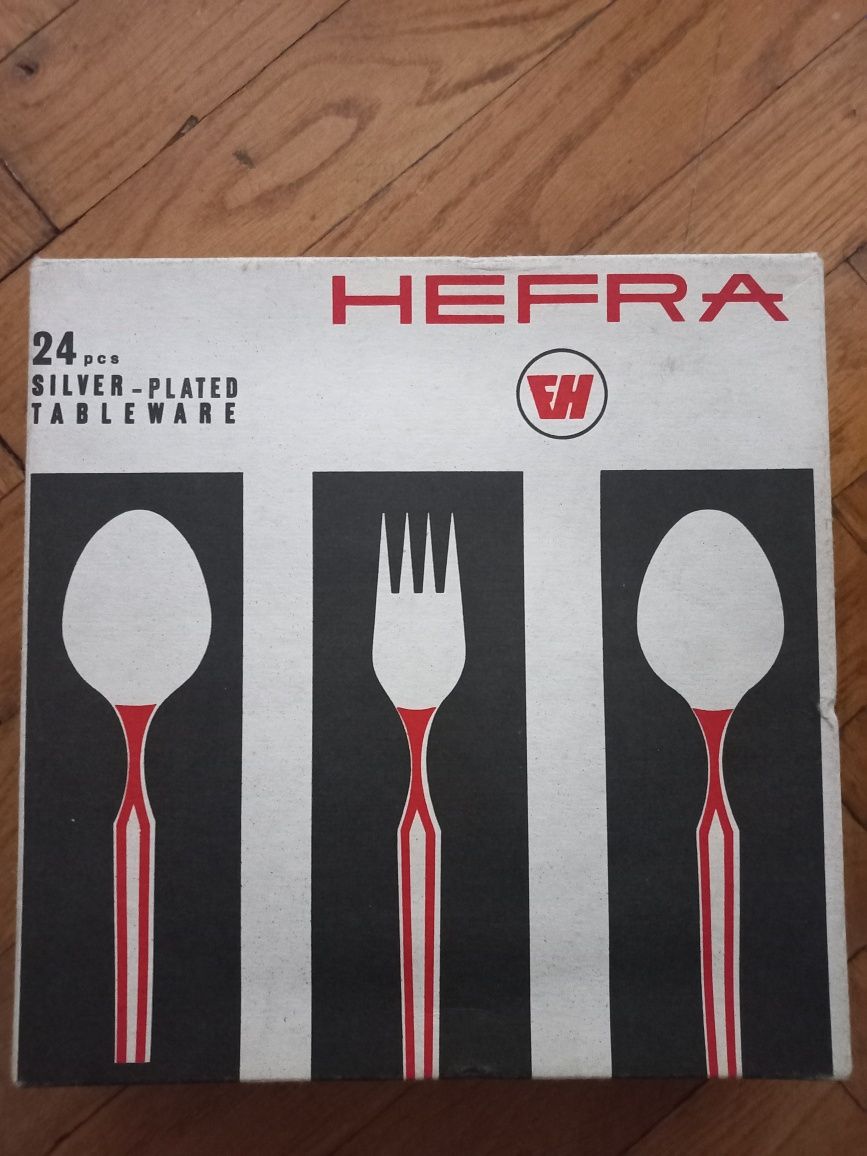Sztućce posrebrzane 24 Hefra