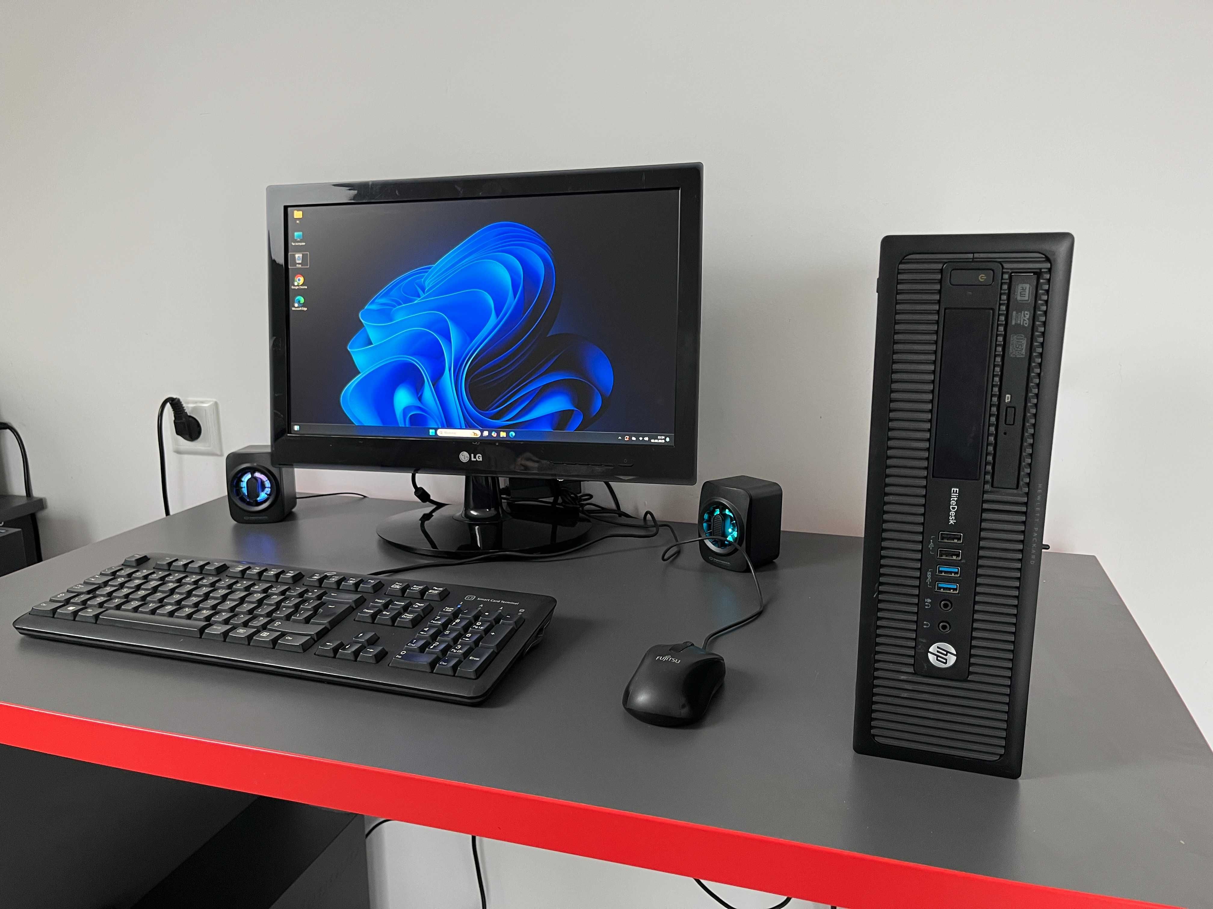 Komputer Win 11 Do Nauki PC Zestaw Komplet  i5 8GB SSD 500GB  GTX 1050