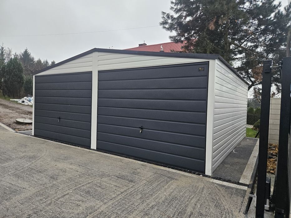 6x5.8 POD Garaze Blaszane Garaż Blaszany Blaszak Blaszaki Nowoczesne