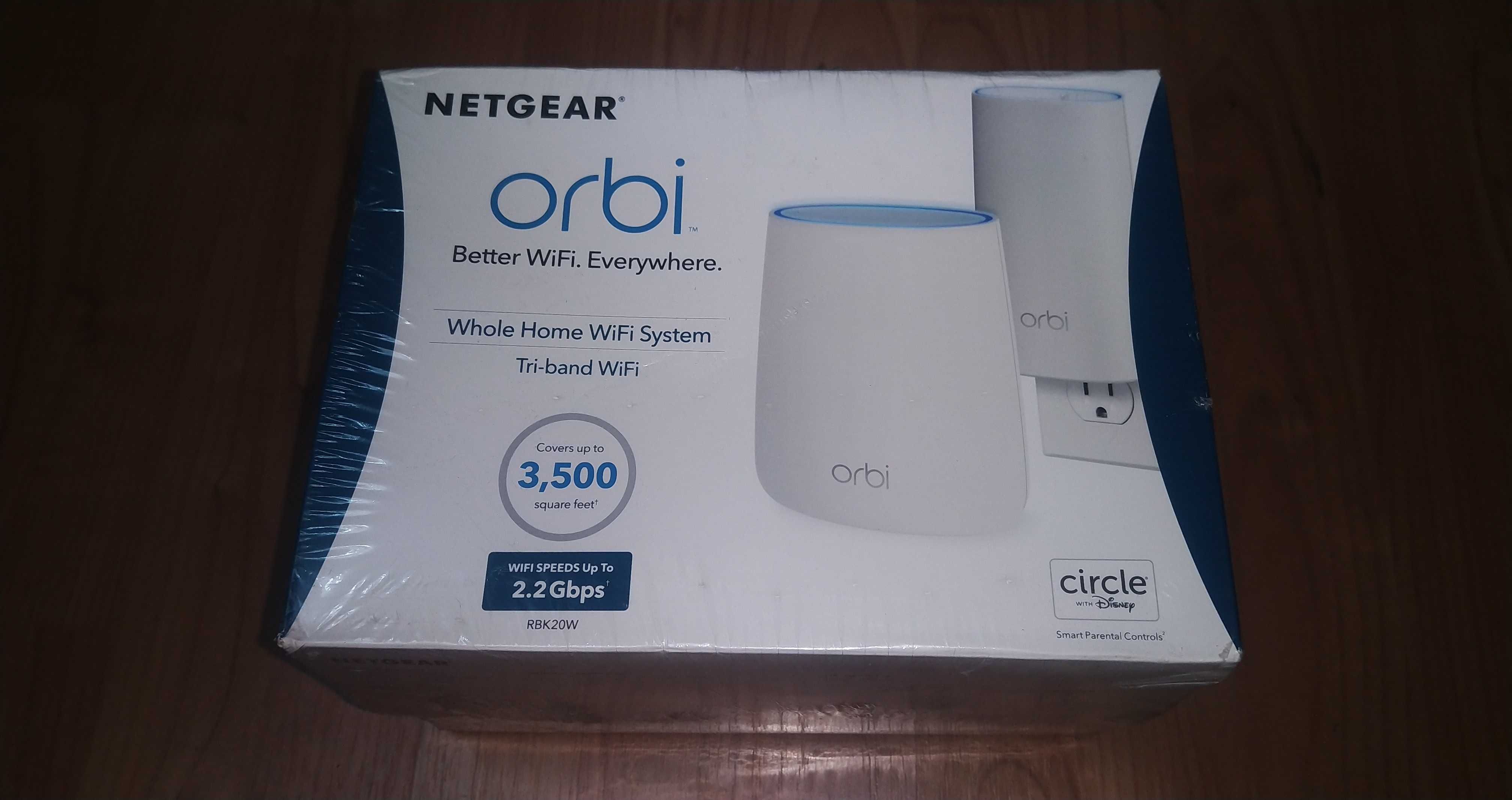 Роутер Mesh WiFi System Netgear Rbk20w ac2200 комплект rbr20 + rbw30