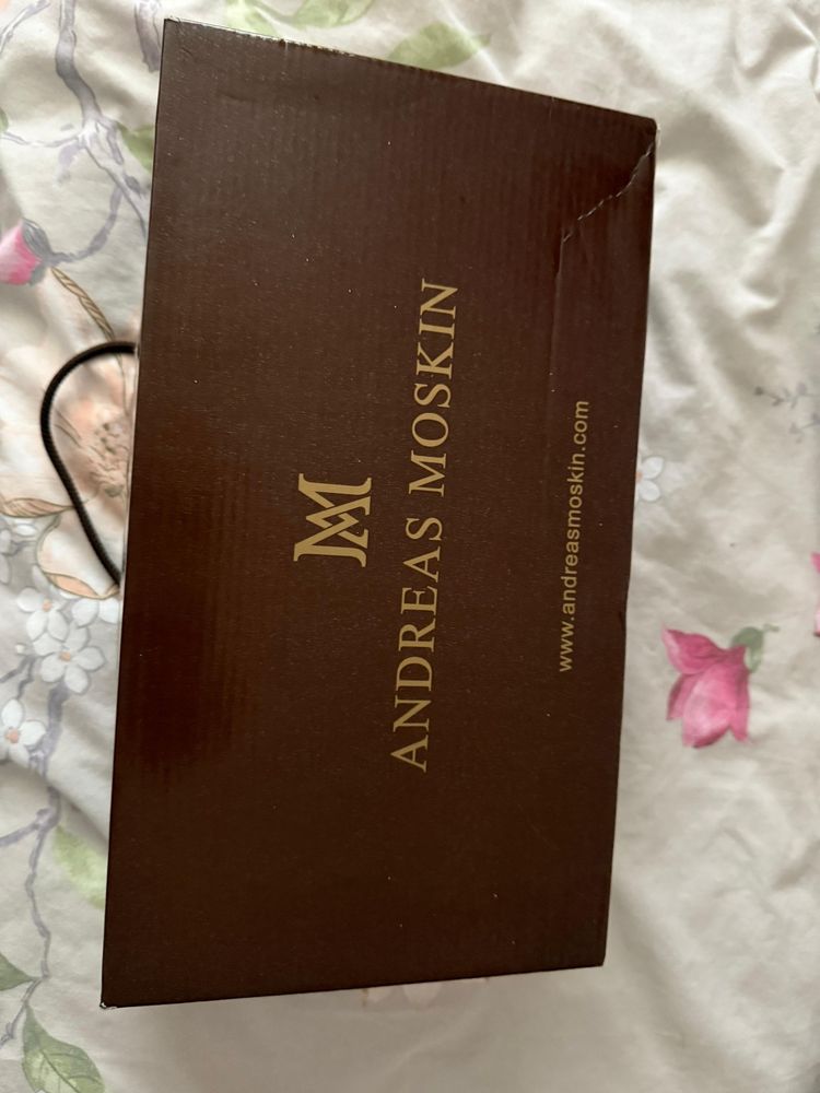 Мешти туфлі Монки чорні ANDREAS MOSKIN 39 розмір