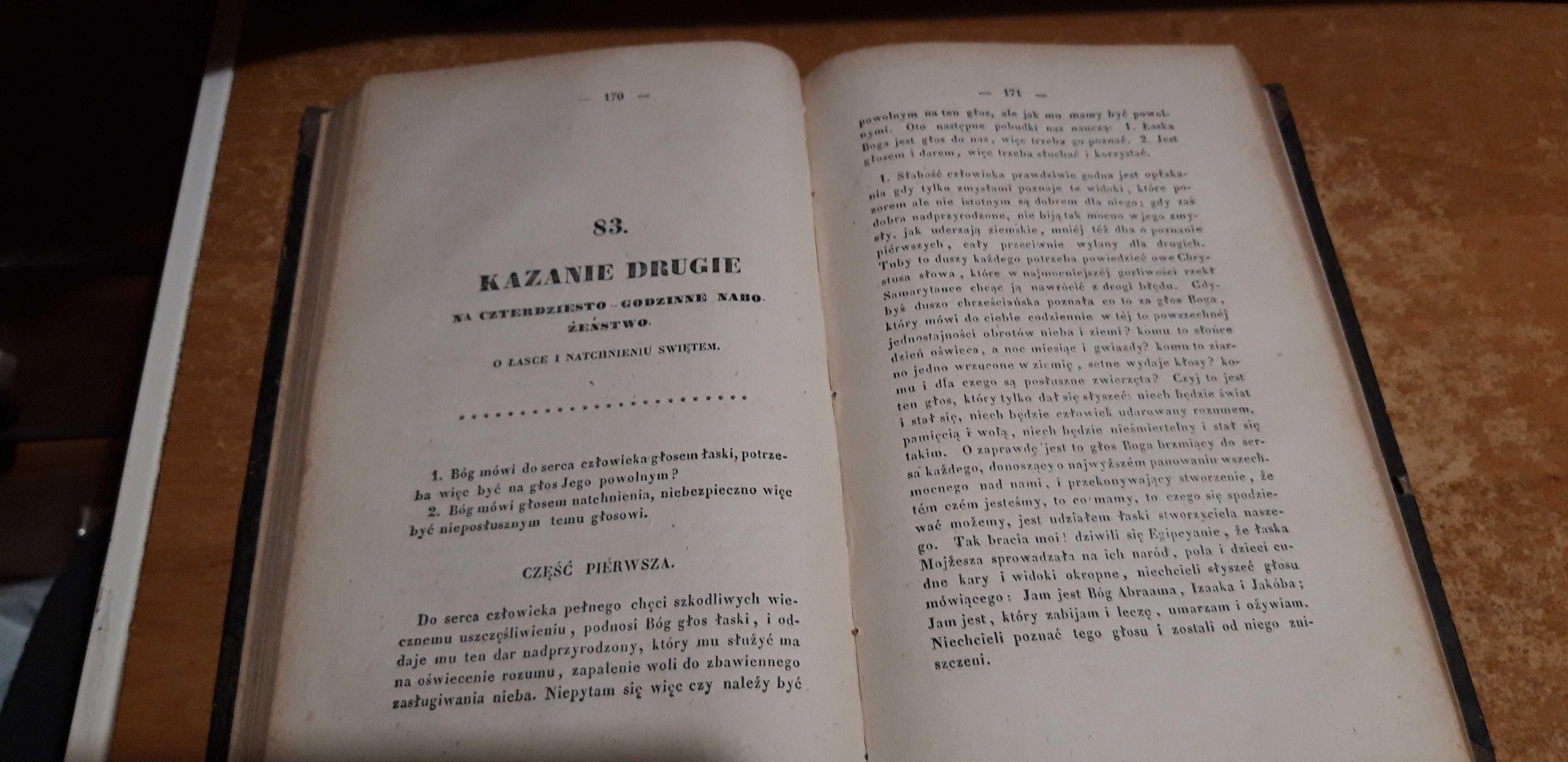 Wybór  Kazań,t.3-4 -X.W. Piotrowski - W - wa1840 psk.