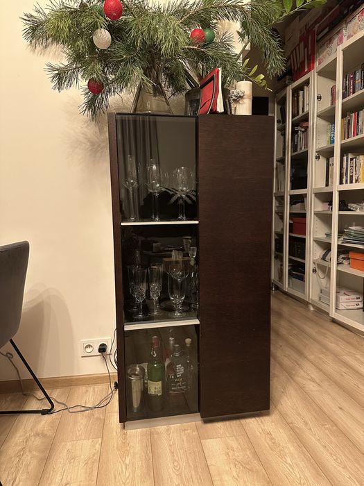 Komplet szafka rtv i witryna agata meble