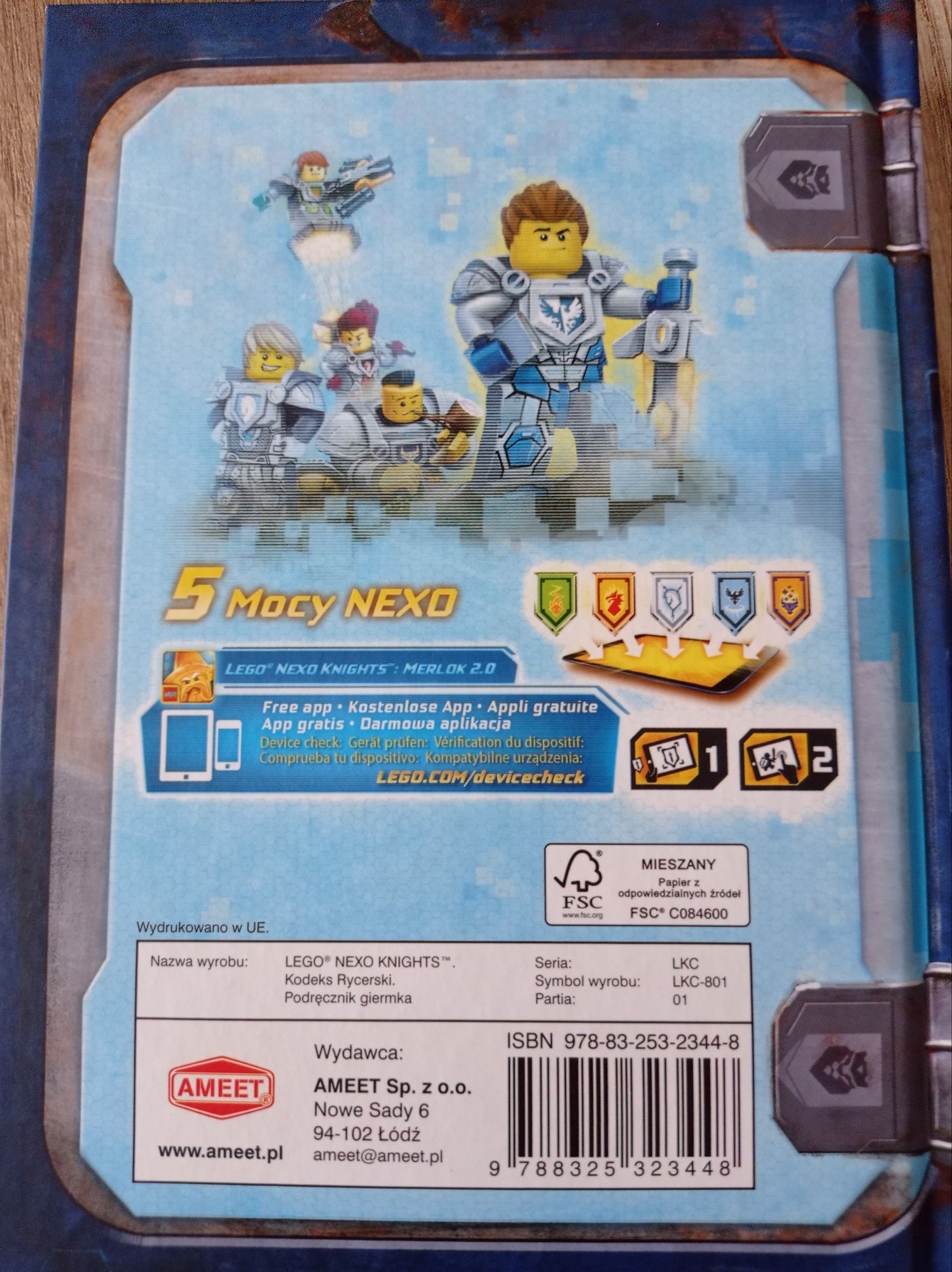 Nexo Knights Kodeks rycerski Podręcznik giermka