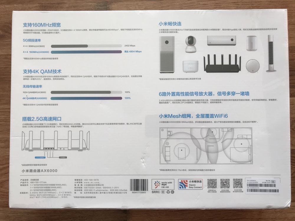 Роутер Xiaomi AX 6000