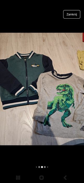 Paka ubrań dla chłopca 110/116 głównie h&m