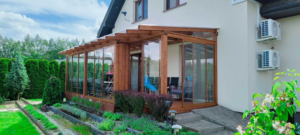 Zabudowa tarasu zadaszenie taras pergola