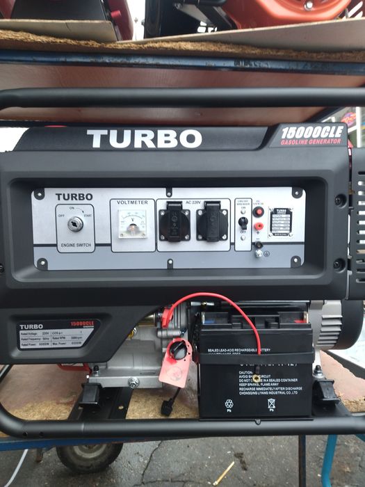 Генератор TURBO 6.5 кВт с Электро запуском