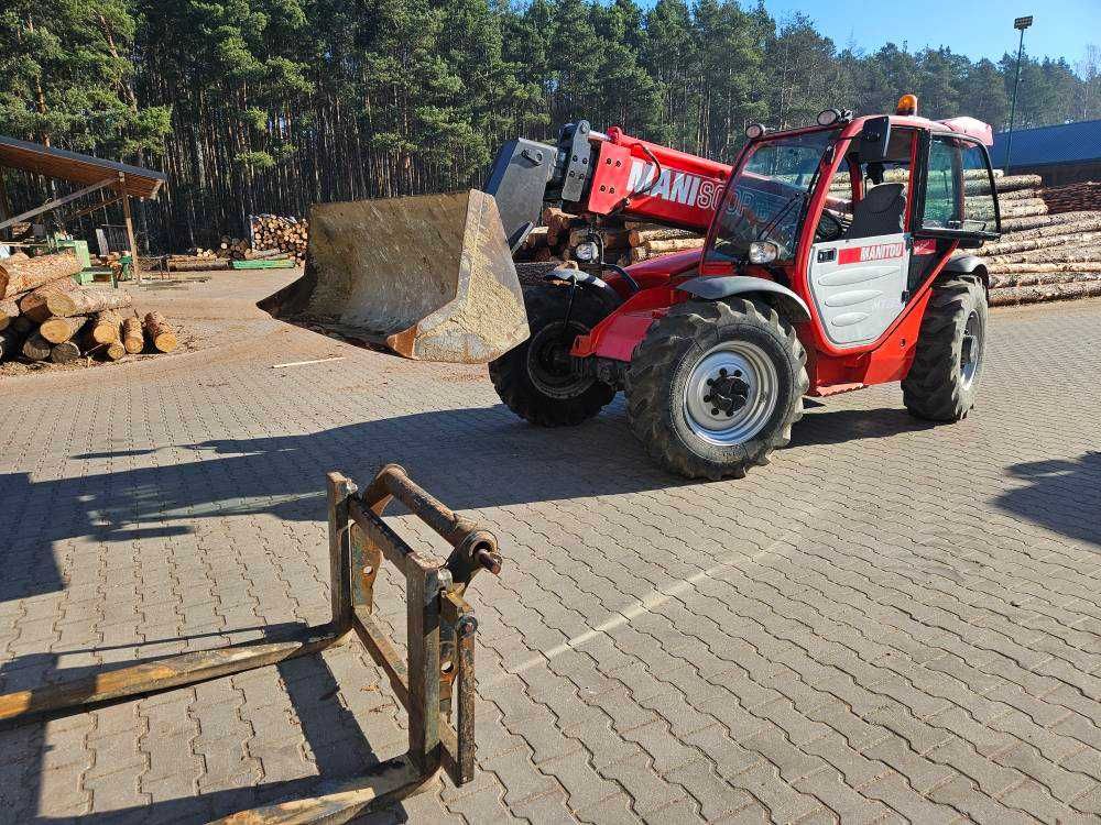 Ładowarka teleskopowa MANITOU MT932 r.2013 bdb Opony bdb, łyżka, widły