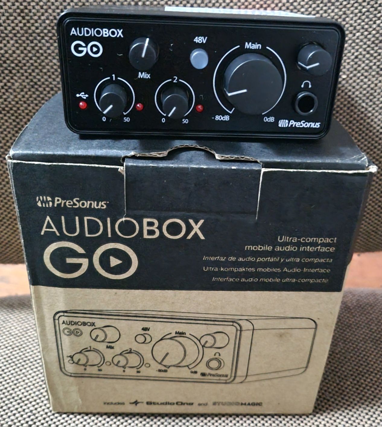 Interfejs audio PreSonus AudioBox GO USB nowy!