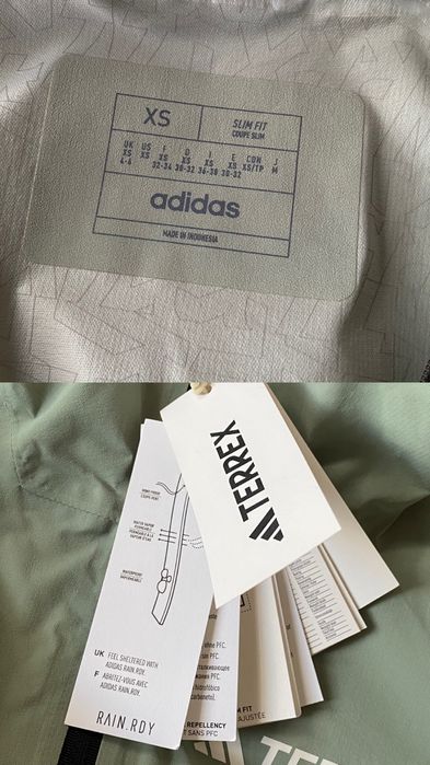 Adidas Terrex Xperior 2.5L Rain.RDY Light Jacket куртка ветровка