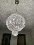Lampa sufitowa srebrna | 2szt.