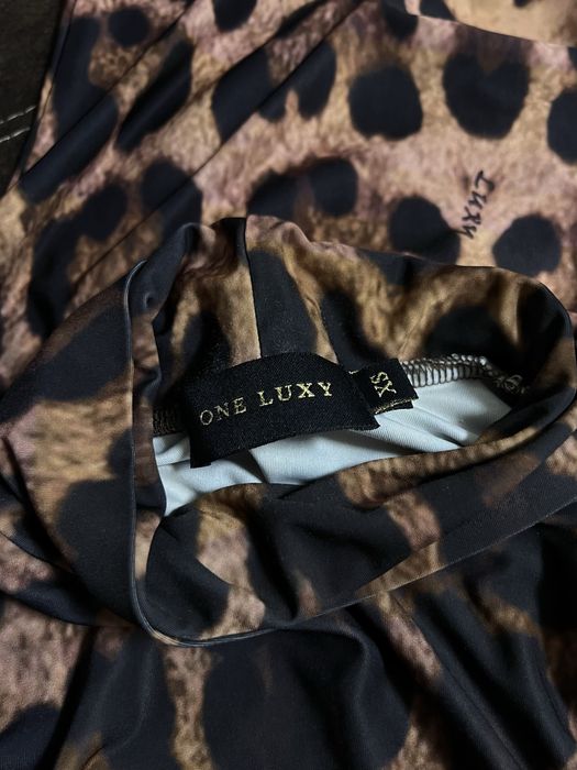 ONE LUXY  сукня леопардова