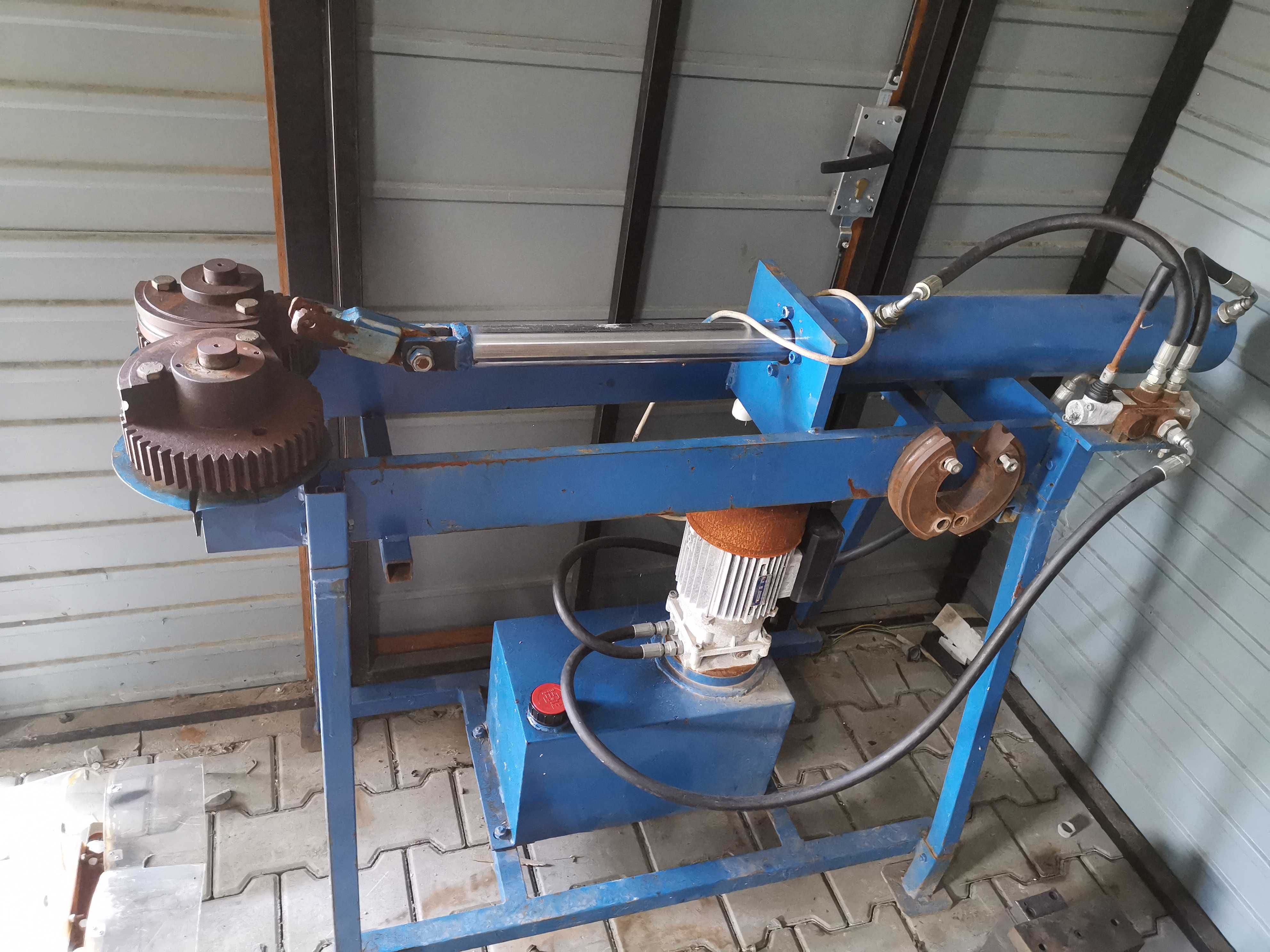 Zawalcarka do lin praska prasa hydrauliczna szczyparka łuparka