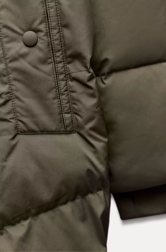 ZARA пуховик жіночий довгий, XS, S, M, XL, куртка, пальто
