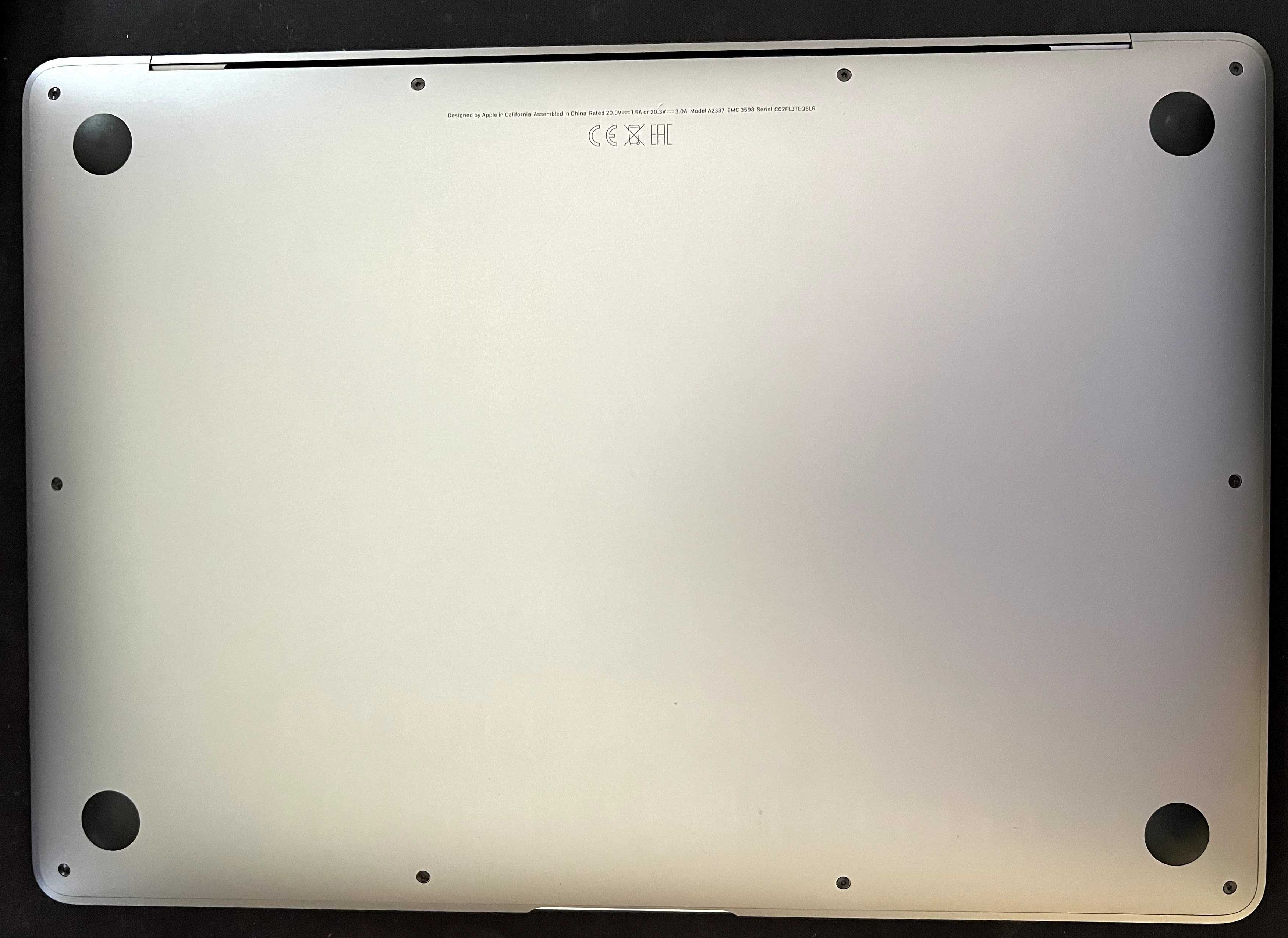 MacBook Air M1 16Gb RAM 256 Gb SSD