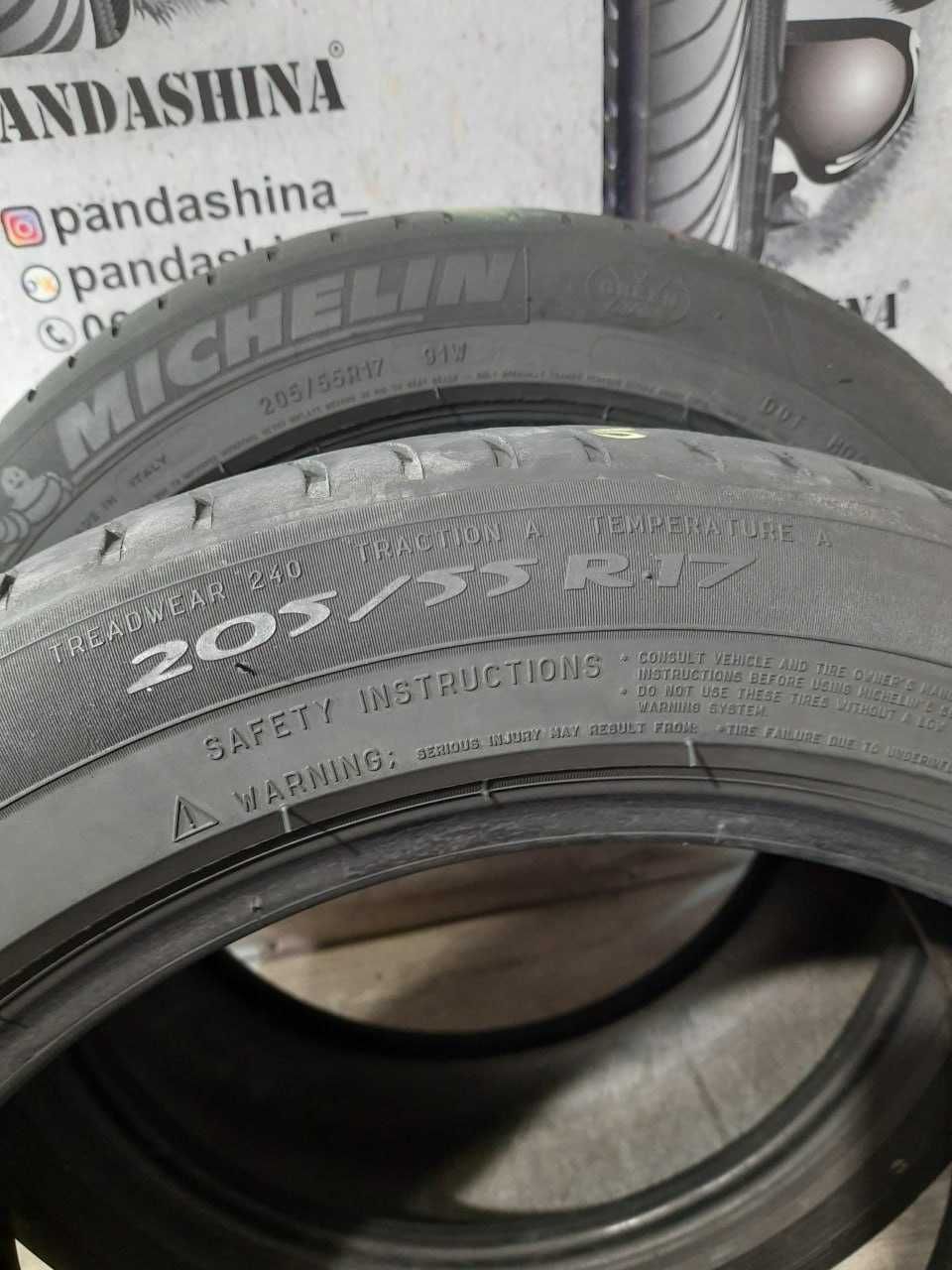 Шини 6мм 205/55 R17 MICHELIN Primacy 3 ZP* б/в Літо склад