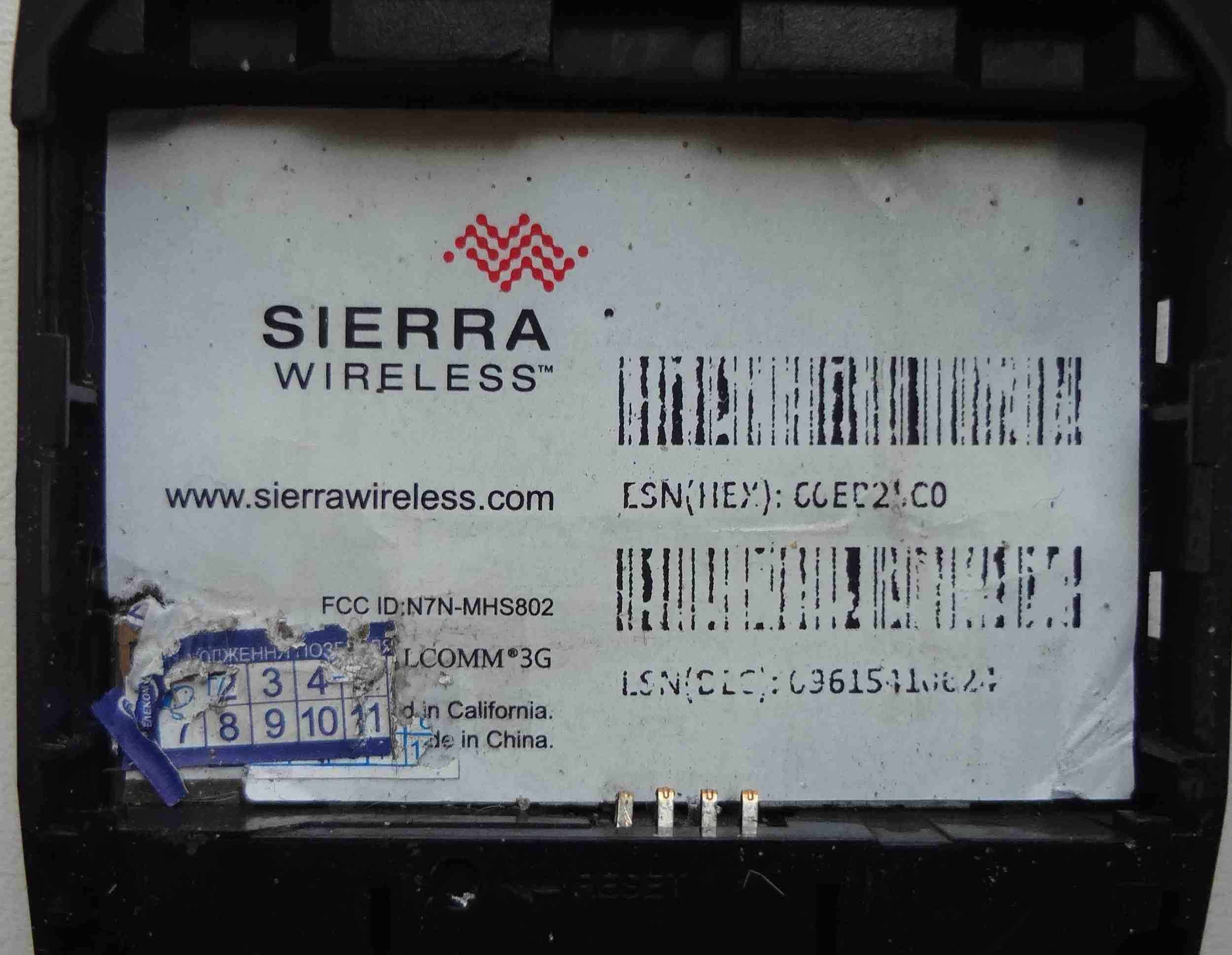 Sierra 3G/4G N7N-MHS802 Модем Wi-Fi роутер