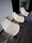 Hokery regulowane, obrotowe 3 szt