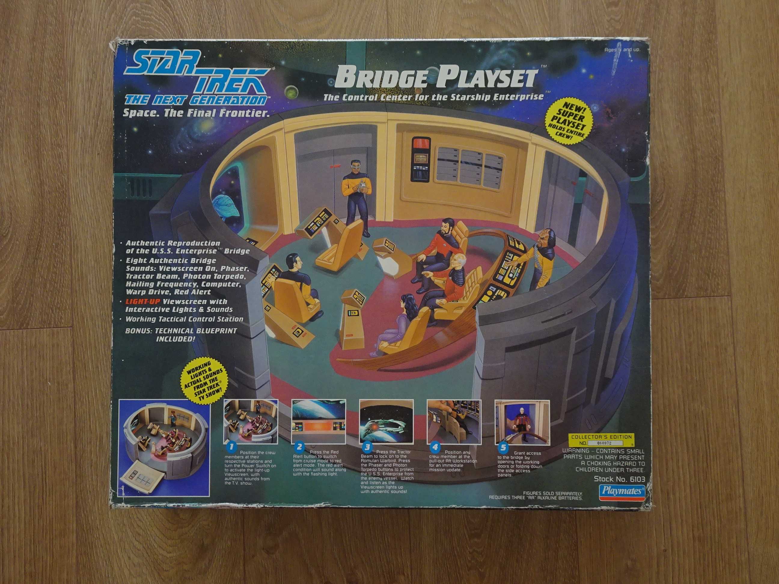 Star Trek The Next Generation Brisge Playset  (Edição de colecionador)