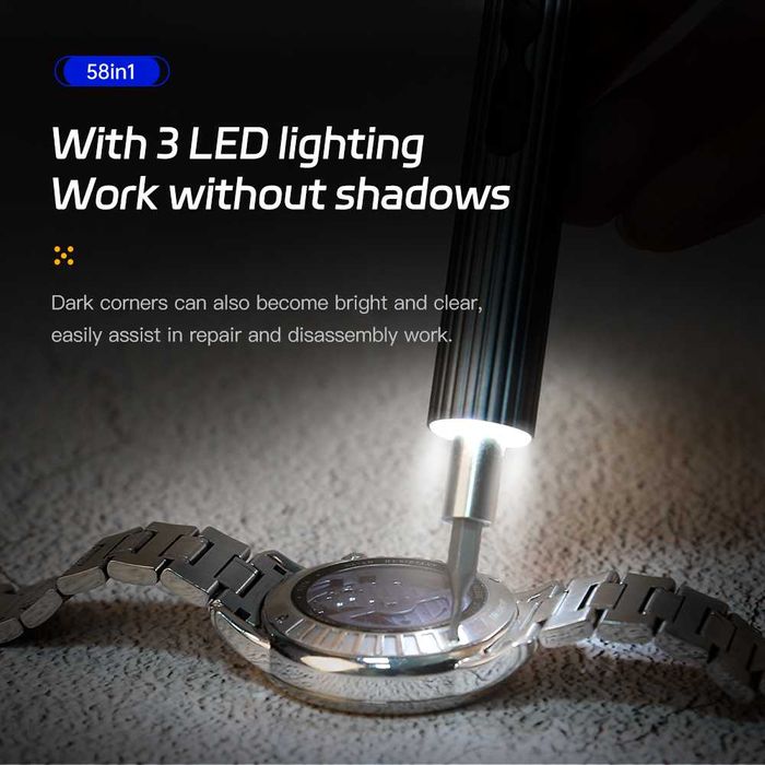 Електровикрутка INSPIRE KS-882058 58в1 350mAh