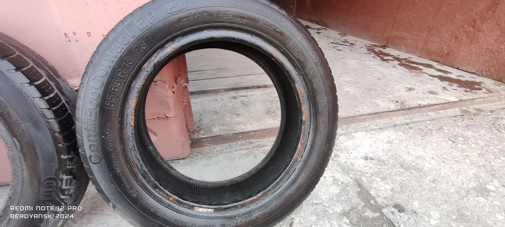 Продам резину Continental 155/65 R13