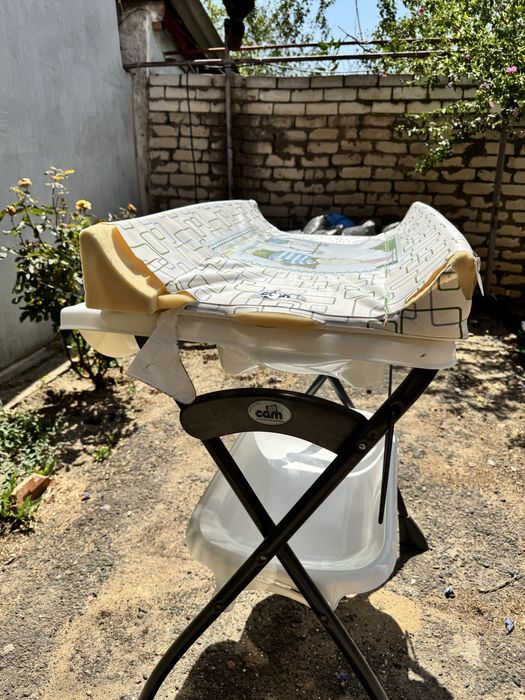 Пеленатор детский, пеленальный столик с ванночкой