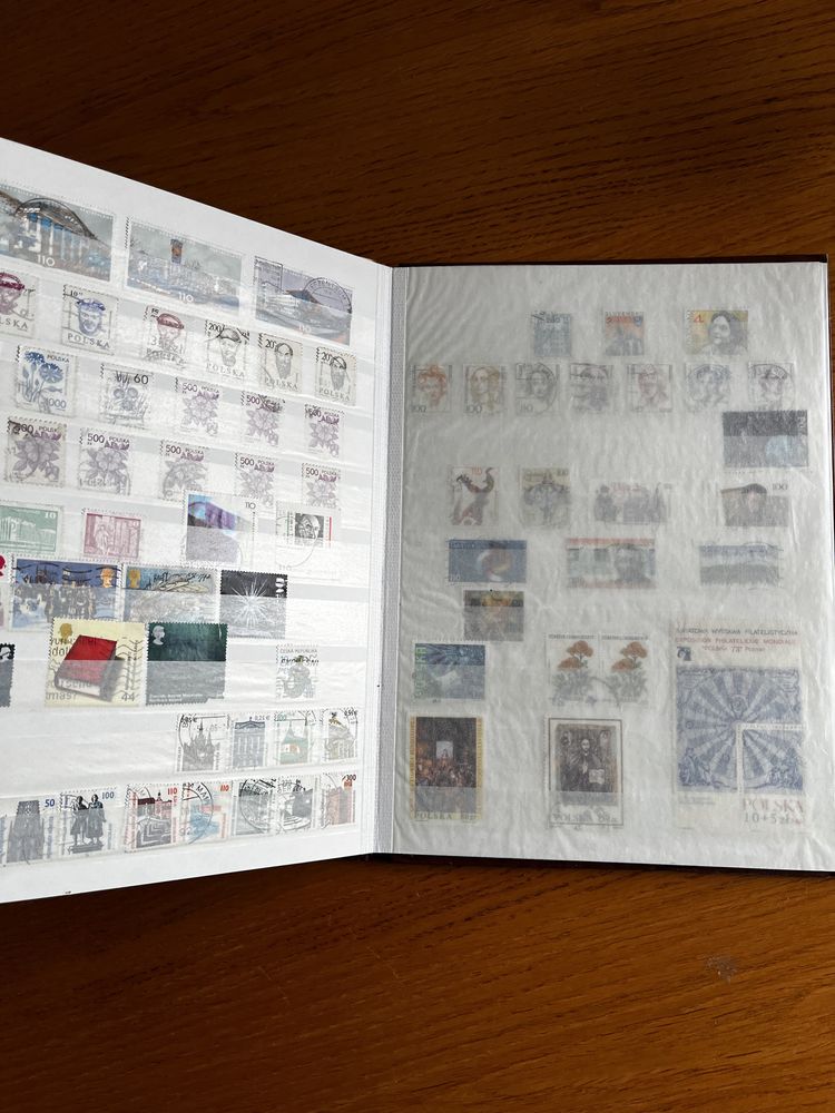 Klaser ze znaczkami kolekcja album