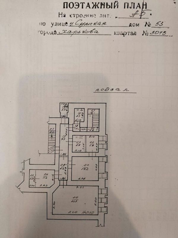Продажа помещения 300 м2, м. Университет ул. Сумская, Харьков
