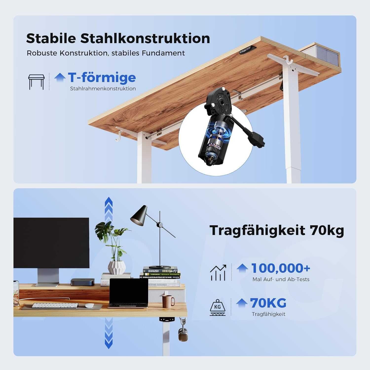 Nowe biurko elektryczne / blat / stół / 160x60CM / regulowane / A2907!