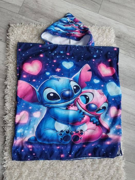 Ręcznik z kapturem z Angel i Stitchem