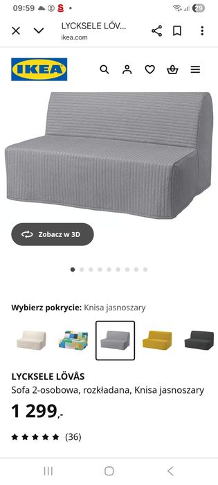 Sofa ikea lycksele