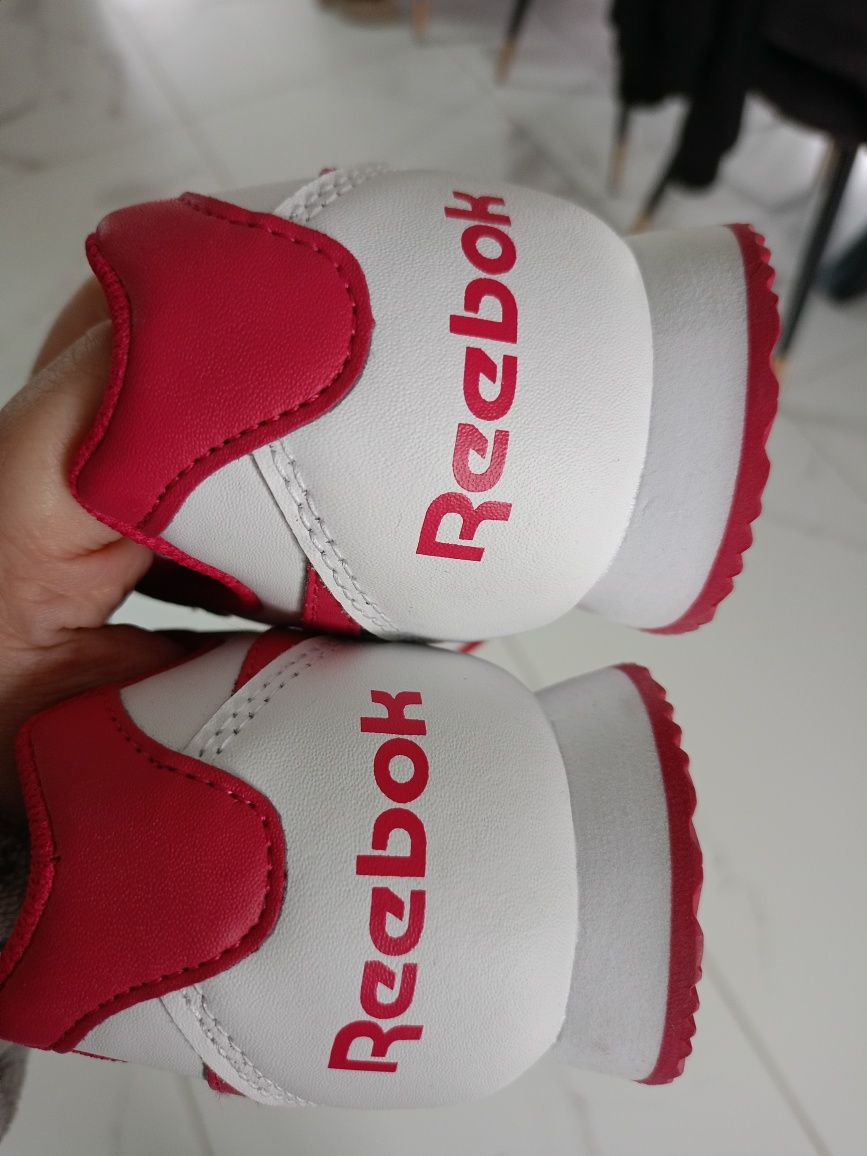 Buty Reebok adidasy nowe 34 półbuty sportowe różowe białe