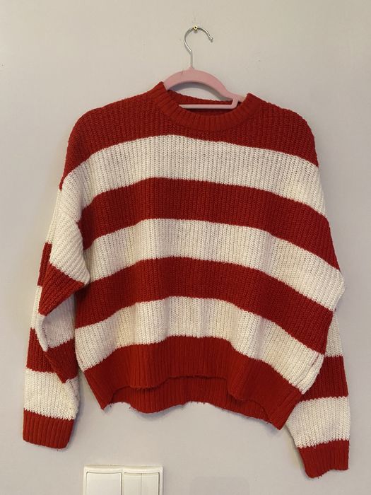 house sweter w paski rozmiar S