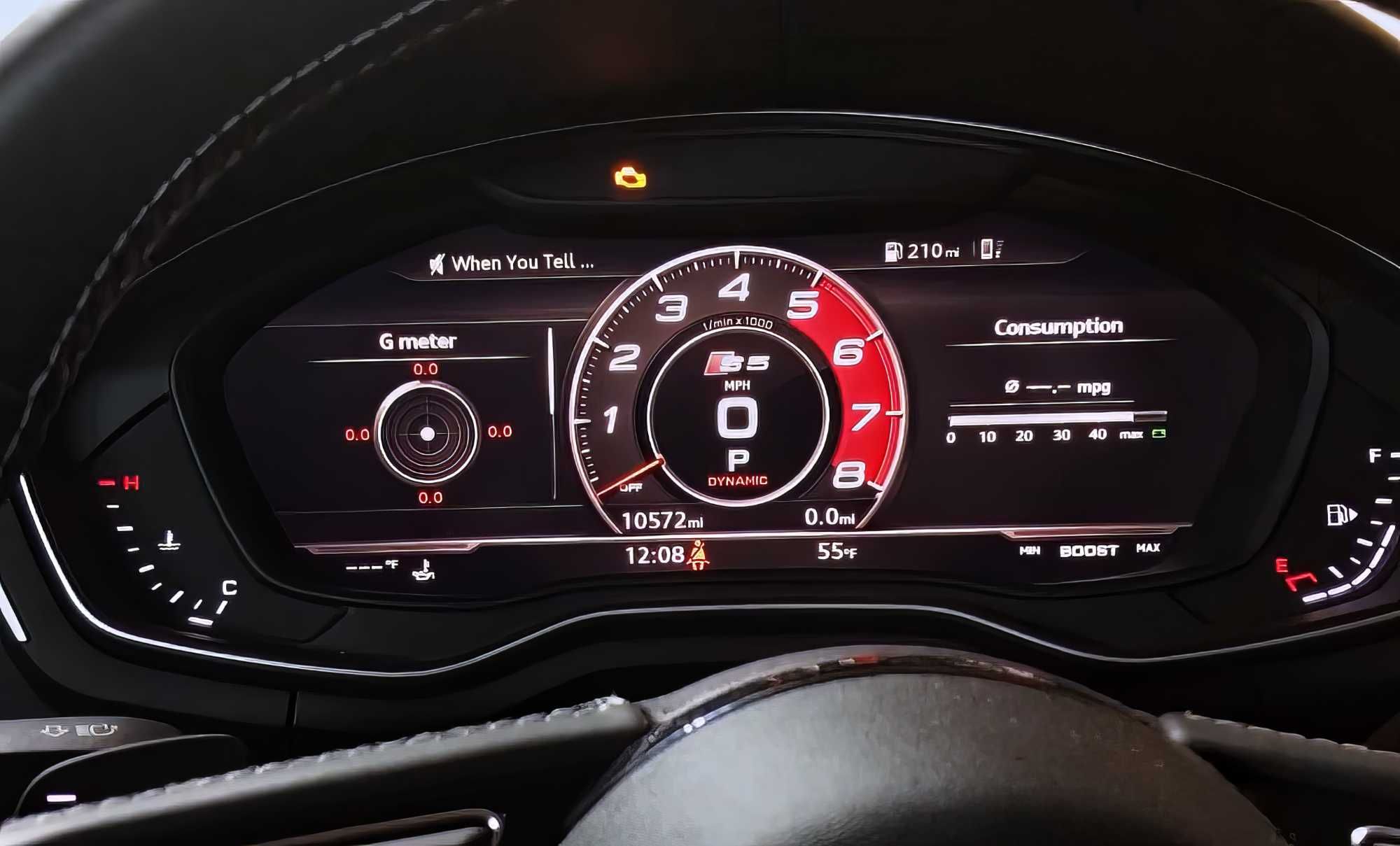 Audi Aktywacja SPORT LAYOUT Sportowe Zegary Licznik A4 A5 Q5 Q7 TT