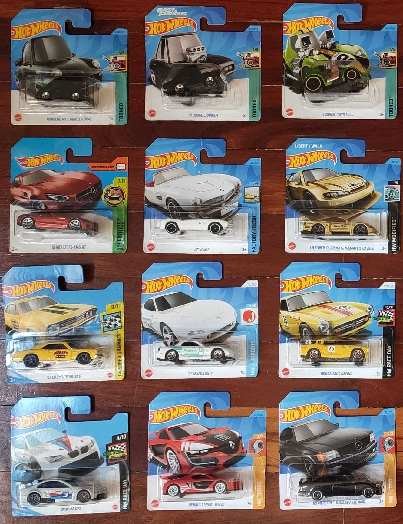 Pack Main Line Hotwheels Matchbox | Carros Variados Mini Coleção Pt.1
