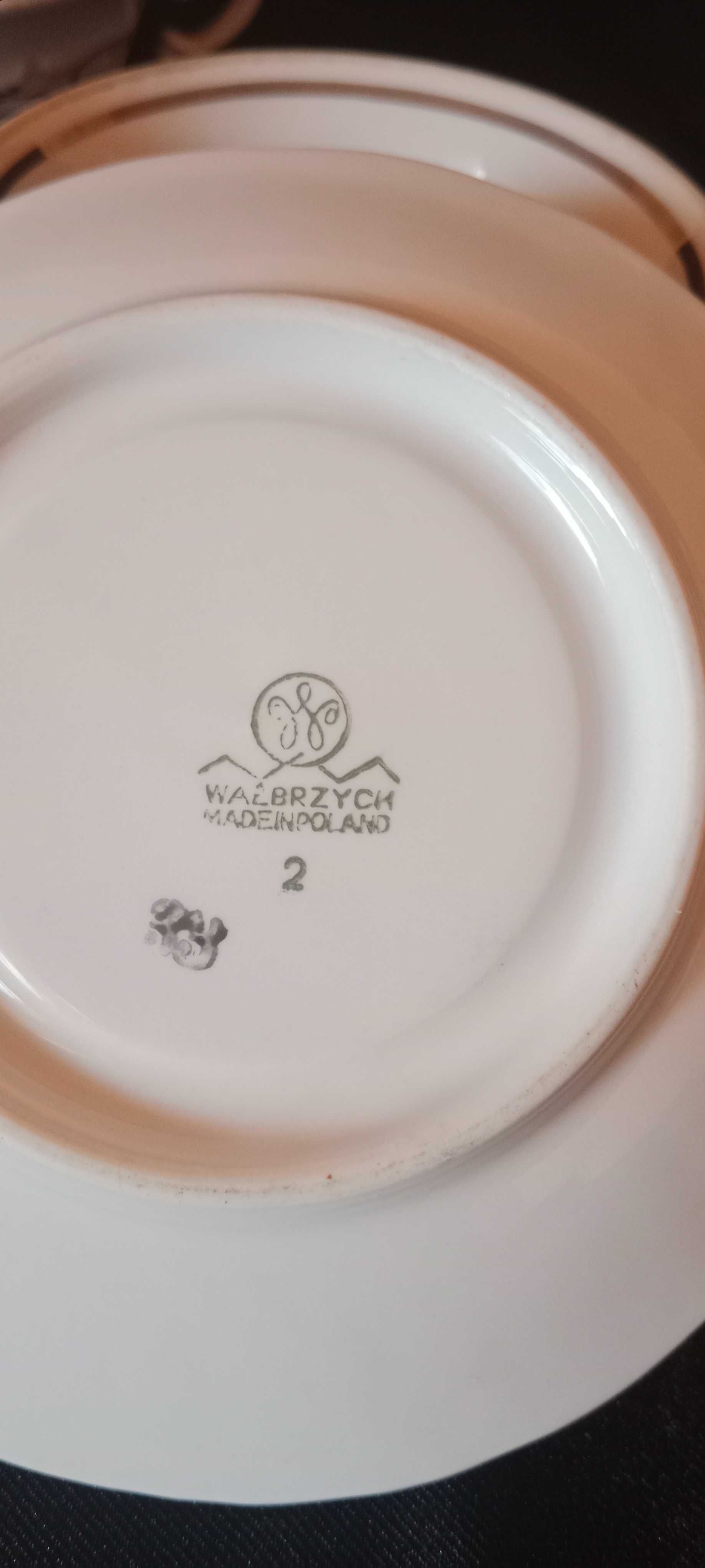 Porcelana Wałbrzych unikat dzika róża