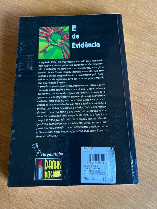 E de Evidência     SUE GRAFTON