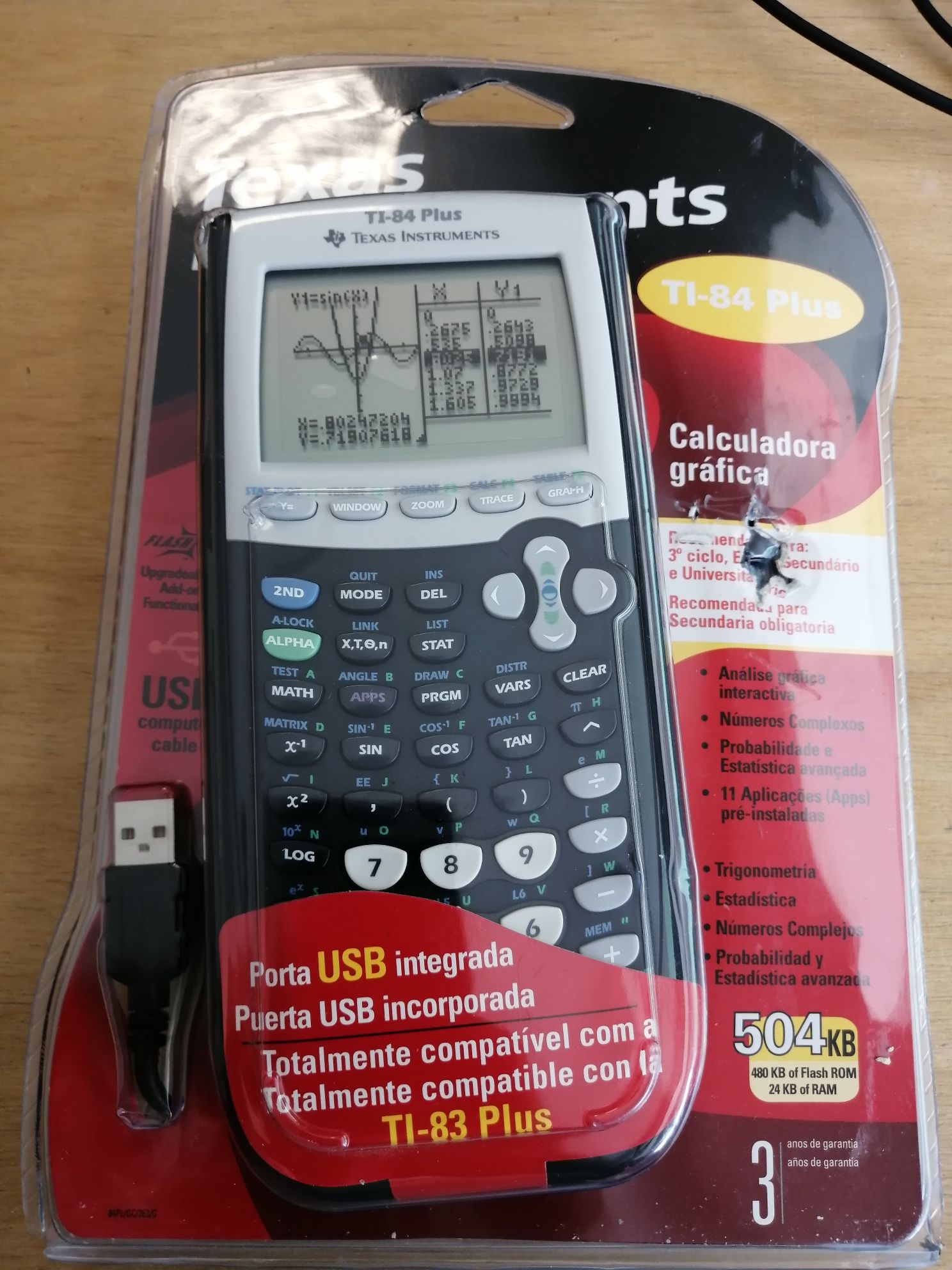 Calculadora Ti 84 Plus nova
