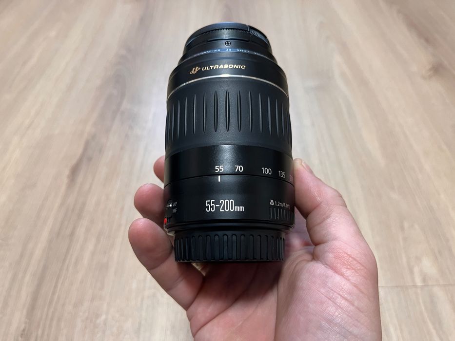 Об’єктив Canon EF 55-200mm USM | 4.5-5.6 | Телезум | AF