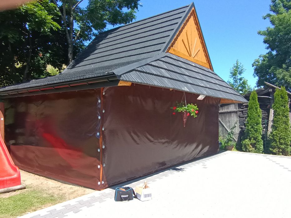 Plandeki na altanki tarasy i nie tylko
