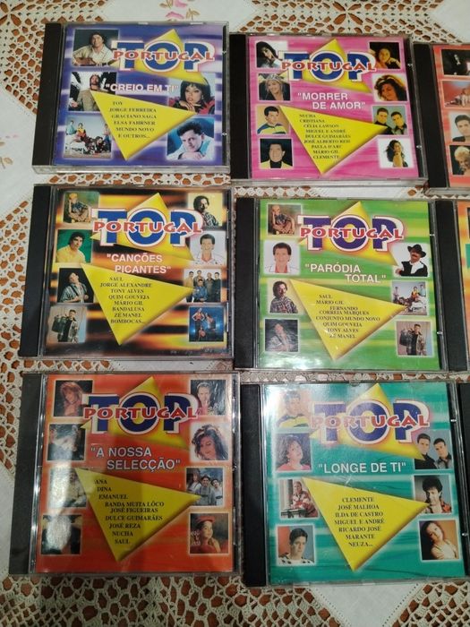 Coleção CDs Top Portugal