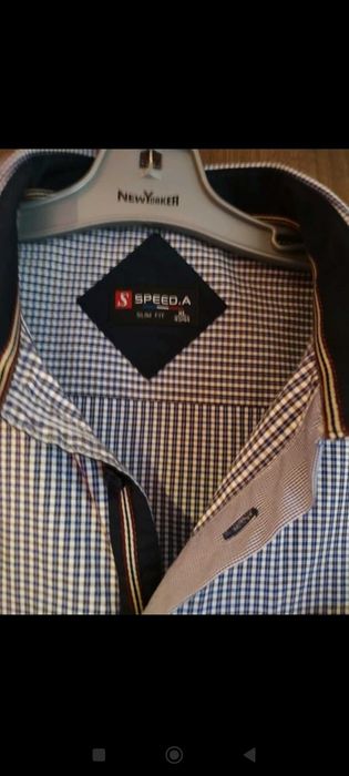 Koszula męska w kratkę